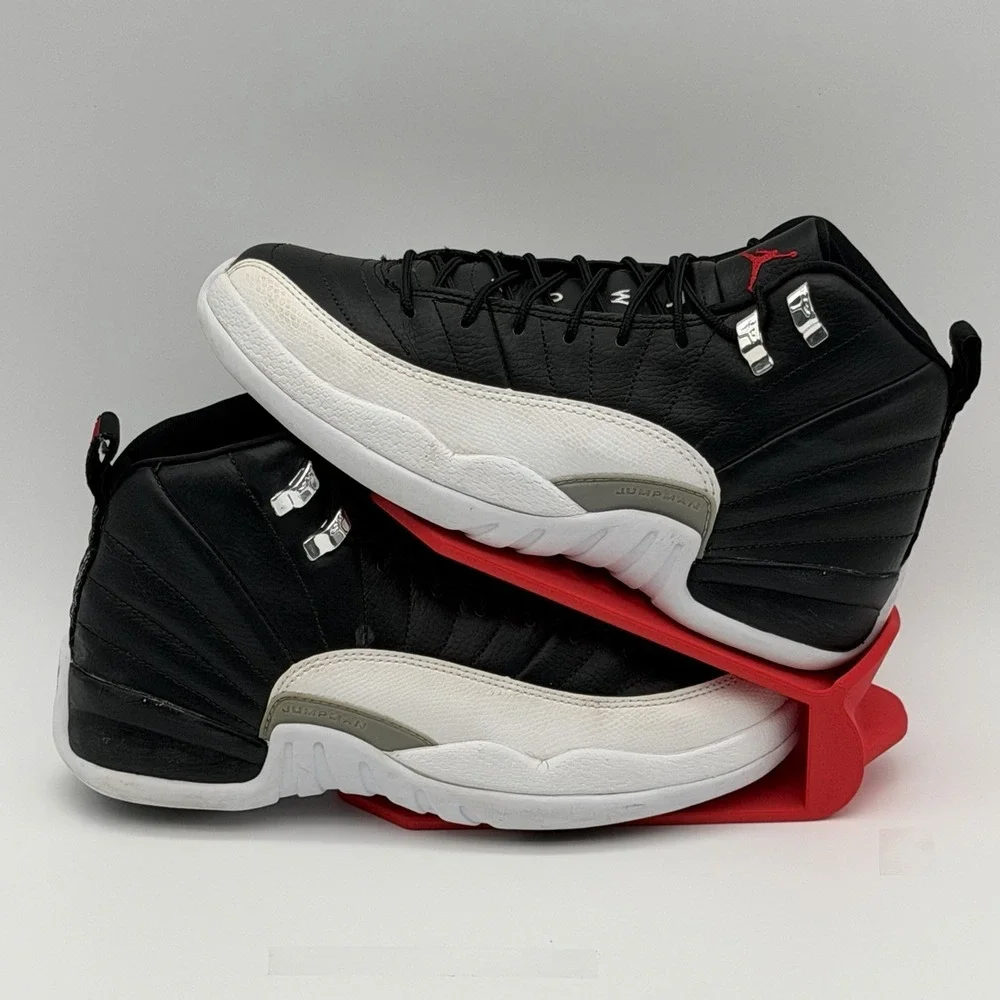 Jordan 12 Retro Playoff GS 2022 Black White 153265-006 Size 6.5Y/8W Clean!‎